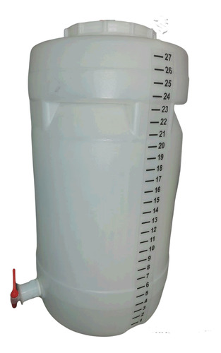 Fermentador De 27 Litros Canilla Italiana Y Airlock C/oring