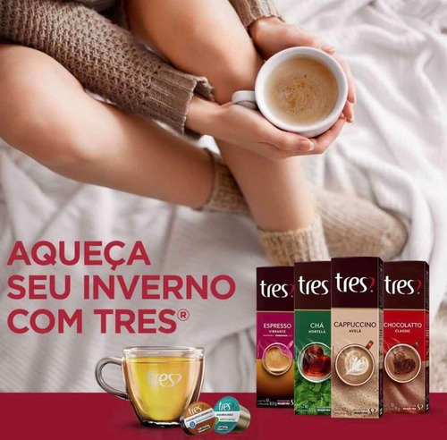 Cápsula Café Três Corações - Promoção - Kit C/ 100 Unidades