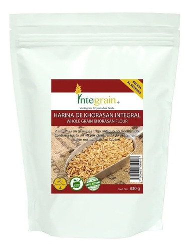 Harina Khorasan En Grano (kamut) Integral 830g Integrain 