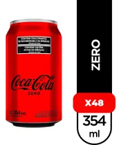 Comprar Coca Cola Lata 354ml Zero Pack X48 Gaseosa Zetta Bebidas