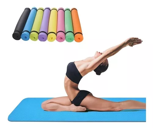 Colchoneta Pilates/yoga Deluxe 173x61 cm., grosor 4 mm. Color según  disponibilidad