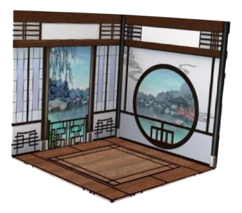 Organizador De Escena De Fondo 1:6, Modelo De Chino