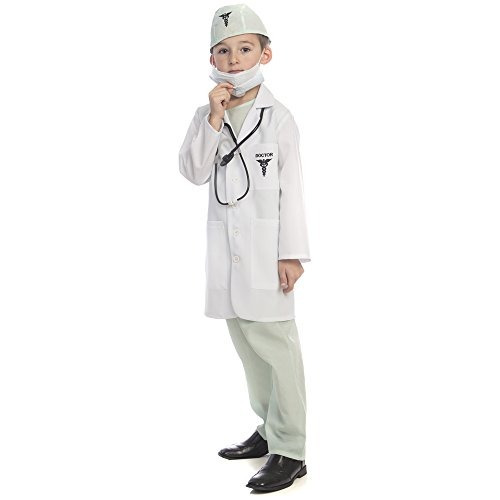 Disfraz De Doctor Para Niños - Dr. Scrubs Y Set - Juego De Enfermera Para Ni