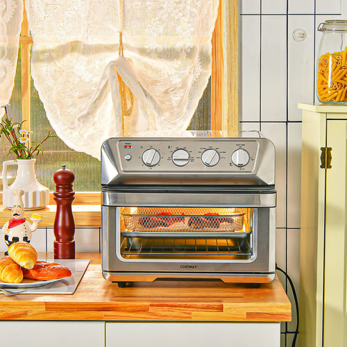 Horno Tostador Con Freidora De Aire 7 En 1 1800 W 21.5 L