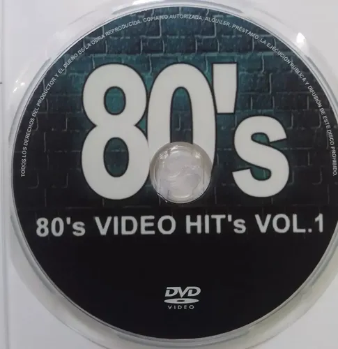 Dvd 80´s Video Hit´s Vol.1 (lacrado) | Parcelamento sem juros