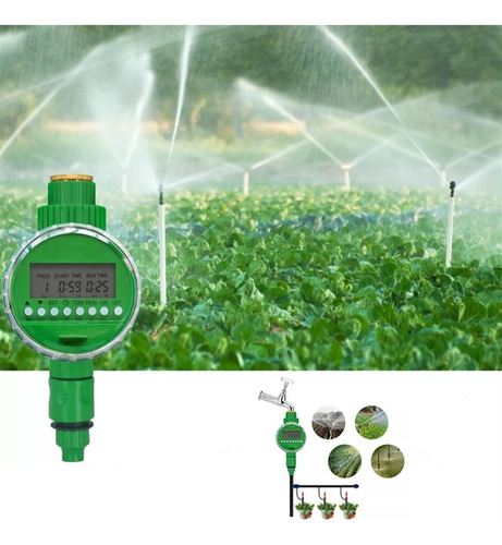 Reloj Automático For Riego Hortas Jardins