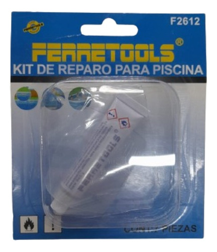 Kit De Parches Reparo Para Piscina Pack 6 Unidades