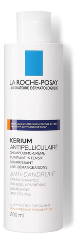 La Roche Posay Shampoo Kerium Para Caspa Seca 200ml