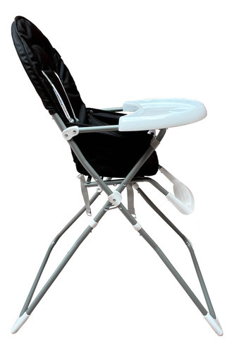 Imagen 3 de 7 de Silla De Comer Bebe Super Plegable Mega Baby Viena Nombre Del Diseño Viena Color Black