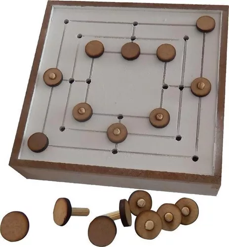 Jogo da velha em MDF - Comprar em Shopping do Braille