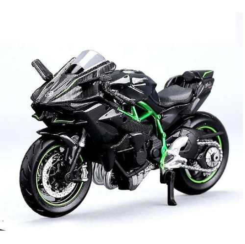 Maisto Kawasaki Ninja H2r 1/18 Negro Modelo Fundido A Troque