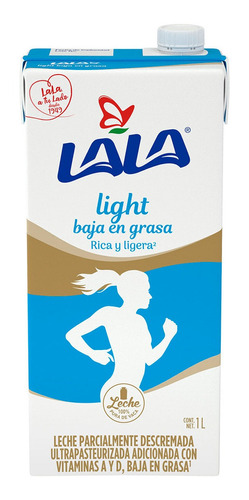 Leche Uht Lala Light baja en grasa 1L