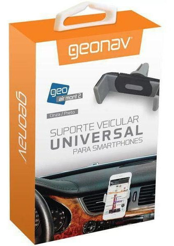 Suporte Veicular Universal Para Smartphones Preto - Geonav
