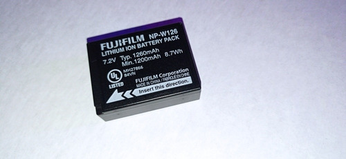 Batería Original Fujifilm Np-w126 (12,600 Mah , 8.7wh) 7.2v