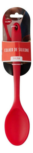 Colher Para Arroz Silicone Maciço Servir Cozinha Multiuso Cor Do Cabo Vermelho