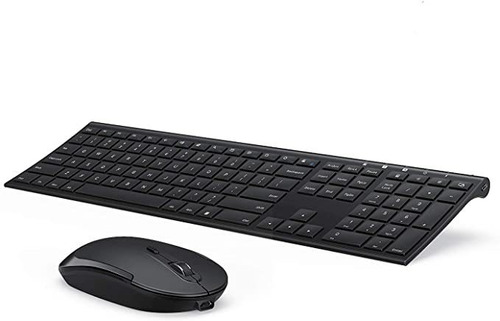 Teclado Y Mouse Inalámbricos, Vssoplor De 2.4 Ghz, R