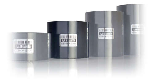 Ribbon 63mm X 450mt / 5 Rollos De Cera Out (63x450) Negro