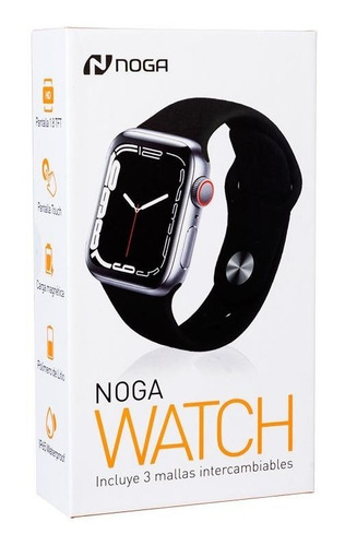 Imagen 4 de 4 de Smartwatch Noga Reloj Inteligente Sw 11s + Dos Mallas Extras