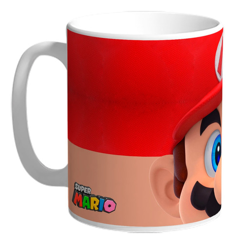 Taza De Plastico Mario Bross Super Mario Irrompible 1