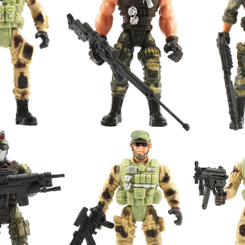 Conjunto De Figuras De Ação Masculinas, 6 Peças,