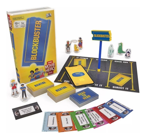 Blockbuster Game: A Movie Hero Round Game New Juego De Mesa