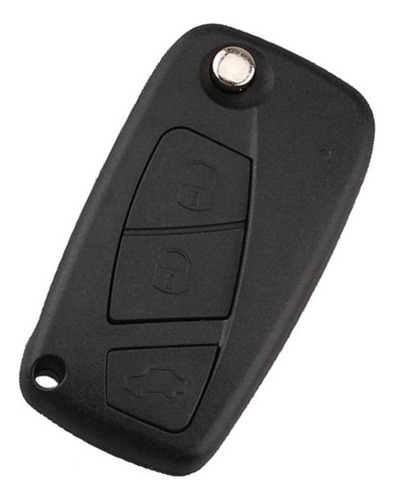 Case Shell Negro Carcasa Para Llave De 3-botón Para Panda