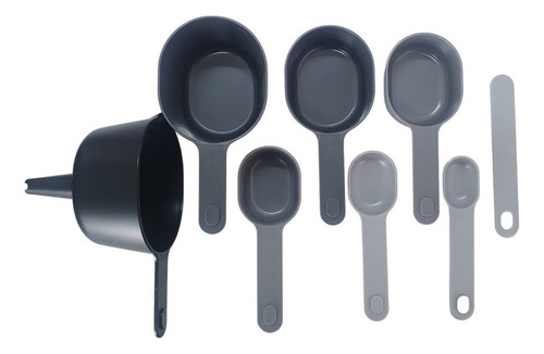 Tazas Y Cucharas Medidoras Para Cocina Reposteria 9 Piezas