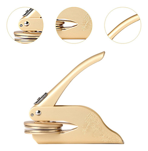 Sello De Relieve Multifunción Para Libros En , Sello De Oro