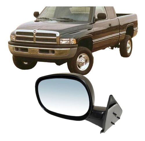 Espejo Dodge Ram 1998 1999 2000 2001 2002 Manual Piloto Bsj