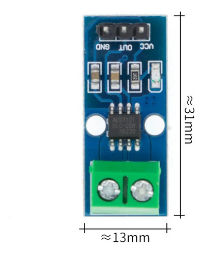 Módulo Sensor De Corrente Acs712 5a Para Arduino