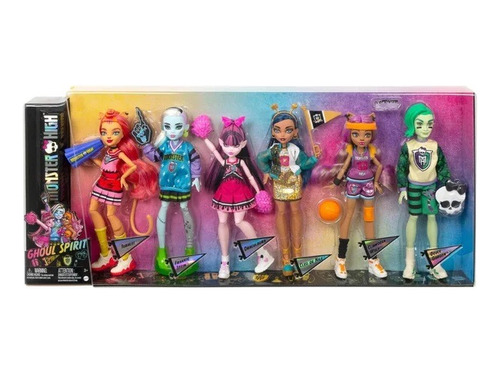 Monster High 6pack Edicion Limitada Ghoul Spirit Porristas