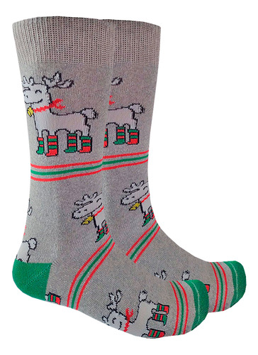 Calcetines Navideños Diseño De Renos Navidad