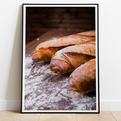 Vinilo Decorativo 30x40cm Poster Panes Panaderia Pastel 01