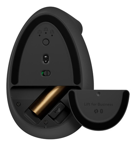 Mouse Vertical Logitech Lift Grafito (910-006497)