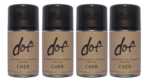 Fragancias Dof Cher. Pack X4. Repuesto Aromatizador Premium