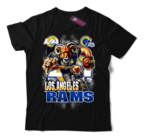 Remera Los Angeles Rams Equipo Nfl 23 Dtg Premium