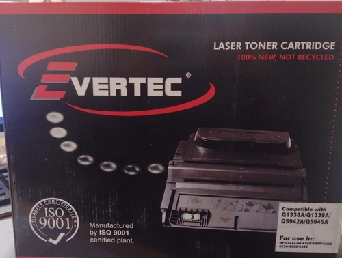 Toner Alter Evertec Compatible Con Q1338a/ 39a Y Q5942a/ 45a