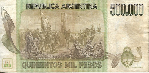 Bottero 2507 500000 Pesos Ley 18188 Serie A Mb Palermo (Usado)