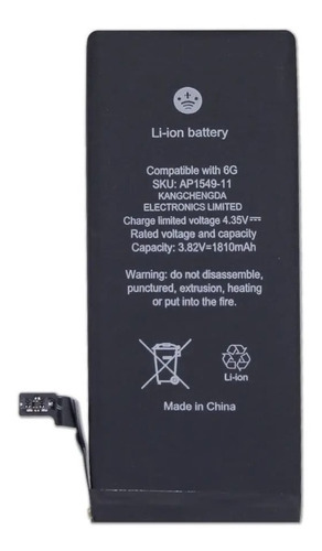 Imagem 3 de 5 de Bateira Apple iPhone 6 1810mah Anatel Certificado Original