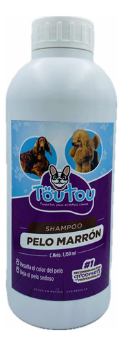Shampoo Para Perro Pelo Color Marrón Tou Tou 1.15lt #1