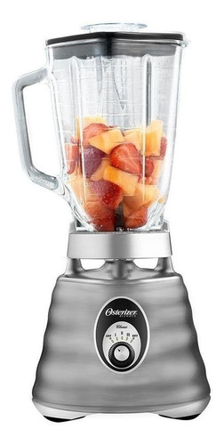 Imagen 2 de 2 de Licuadora portátil Oster Osterizer Classic 1.25 L acero cepillada con vaso de vidrio 127V