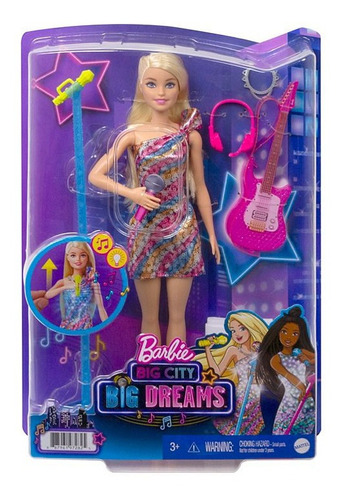 Barbie - Big City Big Dreams - Cantora Malibu - Mattel