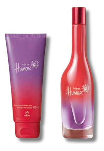 Kit Perfume + Hidratante Beijo De Humor Femenino