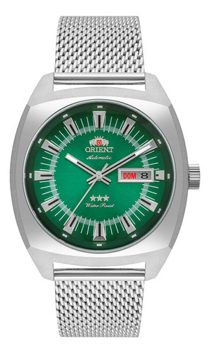 Relógio Orient Automático Prata Masculino F49ss011 E1sx