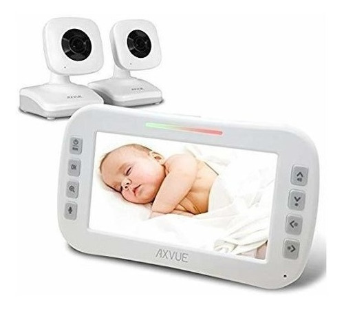 Monitor De Bebé Con Pantalla Ldc De 4.3 Pulgadas, Axvue E612