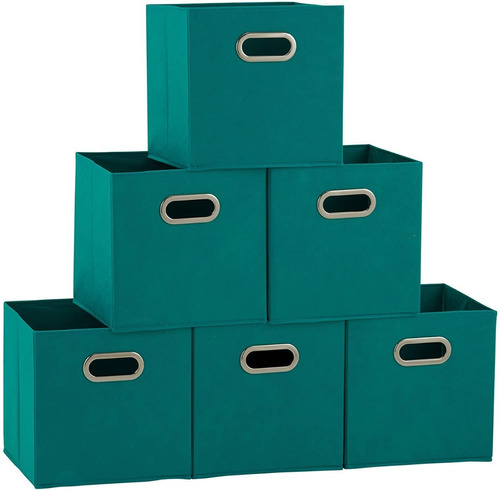 Cajon Almacenamiento Plegable Recamara Aqua Household 6 Pz