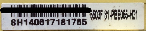 Fuente Sanyo 81-pbe055-h21 / Shld5501f-101h / Modelo Dp55d44 (Usado)