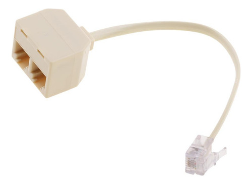 / 2 Vías De Salida 4c Rj11 Teléfono Teléfono Modular Line