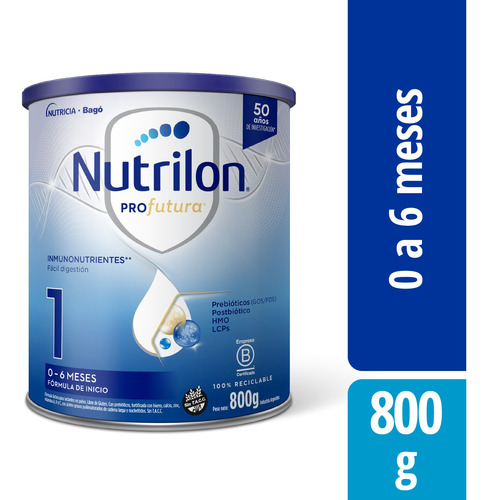 Nutrilon Profutura 1 X 800 Gr 6 Latas Leche Nutricia Bagó