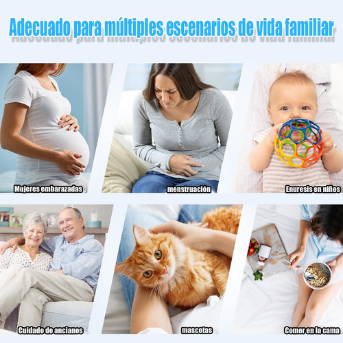 Protector De Colchón Impermeable Cobertor Matrimo Queen King Blanco Liso King